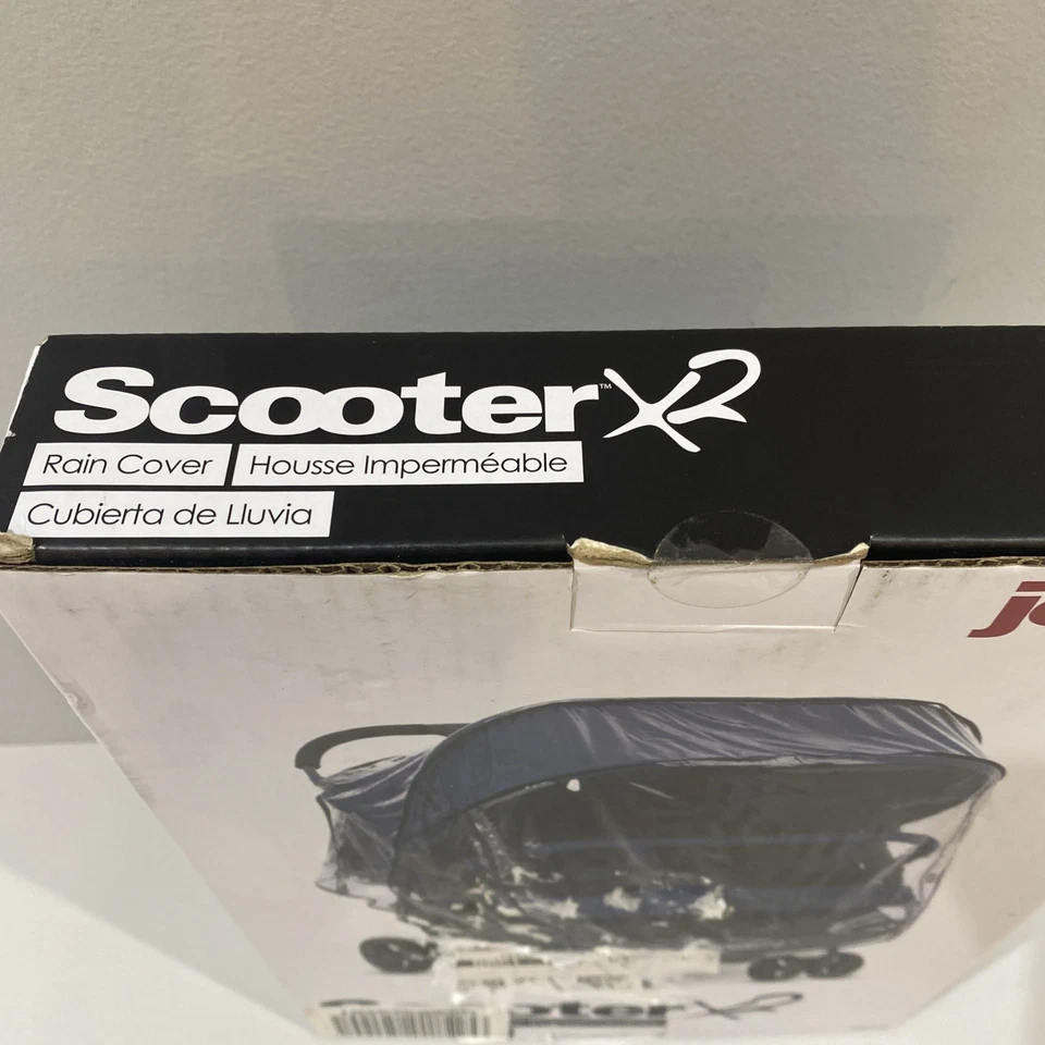 Nuevo Joovy ScooterX2 Ultraligero Cochecito Cubierta de Lluvia Transparente Protector de Viaje 9019 Foto 4 de 4