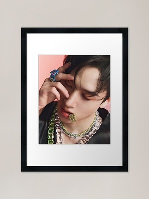 Stray Kids Bang Chan hot sexy abs n gerahmtes Wandbild Poster Leinwanddruck Bild