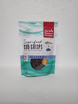 The Honest Kitchen Cod Crisps Blueberry 3 Oz Free Shipping Dog Treats Food