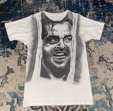 Vintage 1988 The Shining Airbrush T-shirt Size Large RARE Here’s Johnny