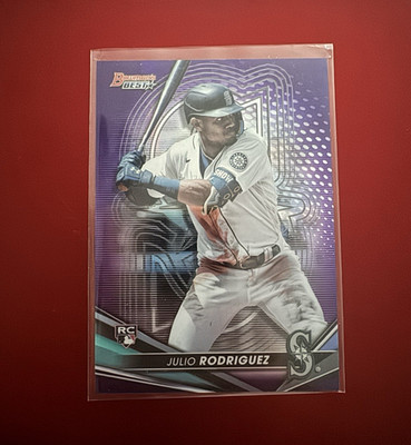 Topps 2022 Bowman's Best Julio Rodriguez Purple Refractor #23 RC /250 Mariners