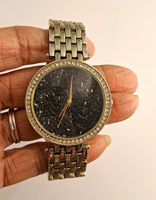 Pulsar Women's Quartz Watch Black Dial Silver-Tone Bracelet Diamond Bezel