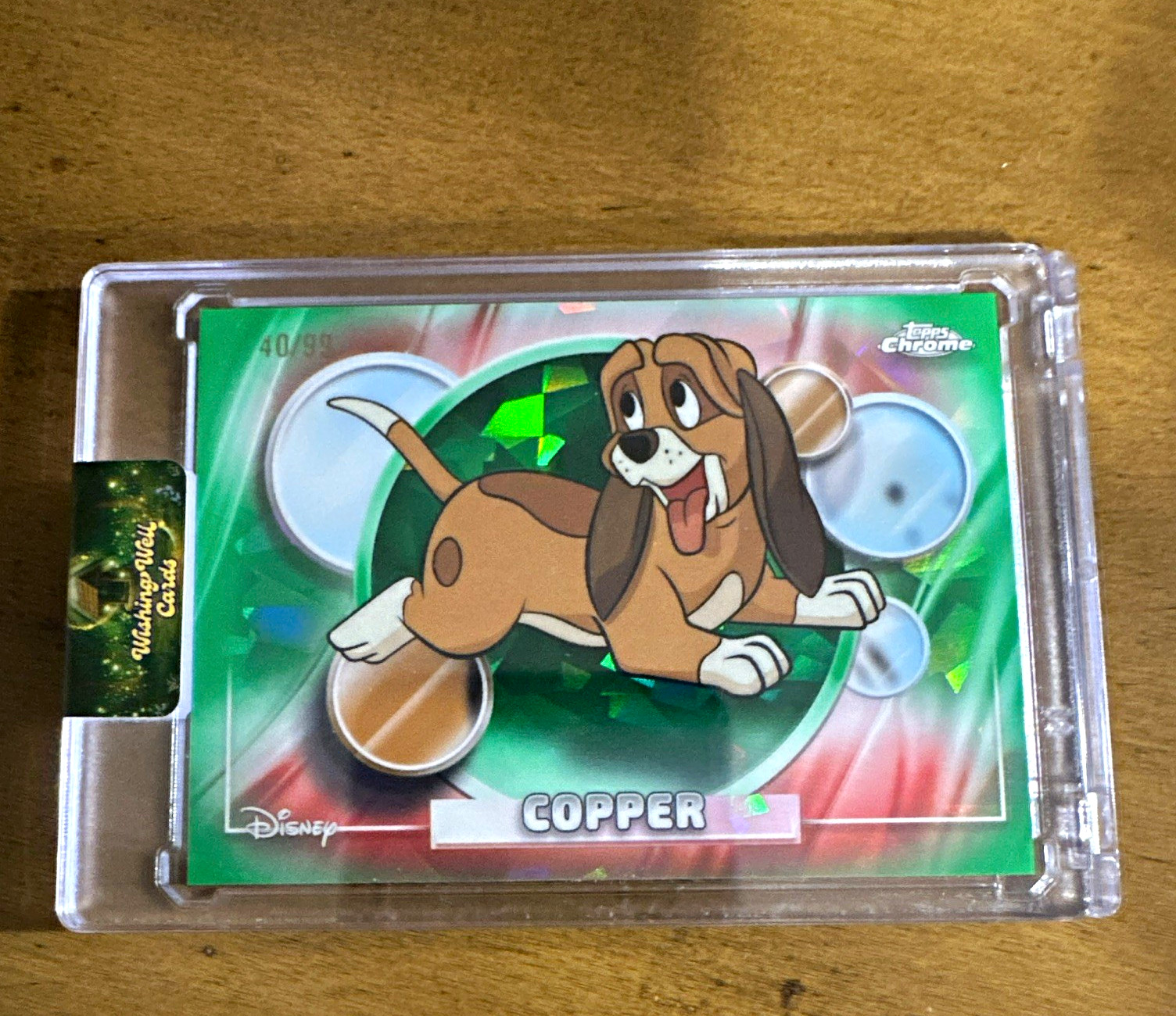 Topps 2022 Chrome Disney Copper #46 /99 Serial Numbered Non-Sport Card