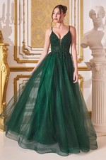 A-LINE LAYERED TULLE GOWN CDCD0154