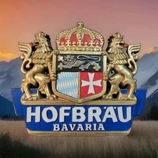 HOFBRAU BAVARA GERMAN BEER 11.5 x 9.5 RARE VI...