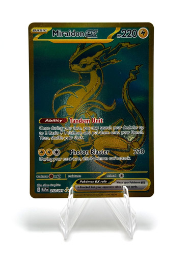 Pokemon Miraidon ex  Hyper Rare Paldean Fates243/091  NM