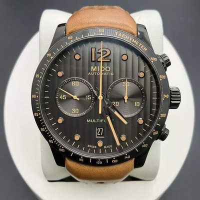 Mido Grey Dial Multifort M025.627.36.061.10Men'sWatch Automatic 44mm Chronograph