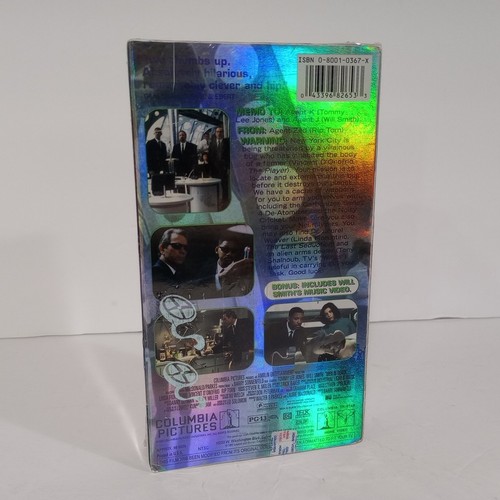 MIB Men in Black Will Smith (VHS, 1997) New Factory Sealed - Foto 2 di 5