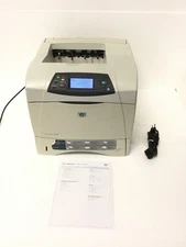 HP LaserJet 4350DTN Workgroup Laser Printer 167K PGS 192MB DUPLEX TESTED WORKS