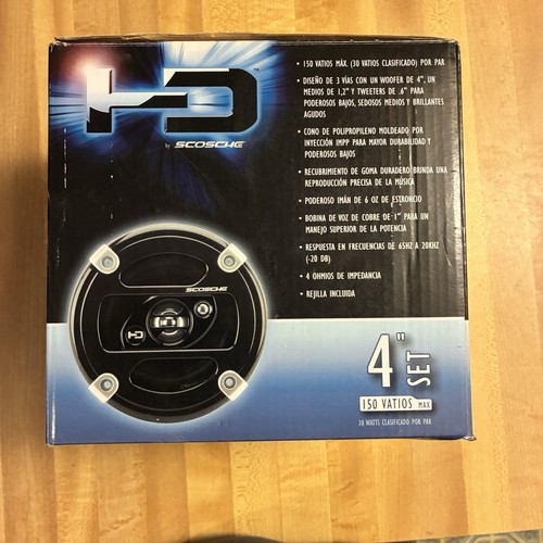 Scosche HD4003 3-Way 4in. Car Speakers System - Picture 2 of 8