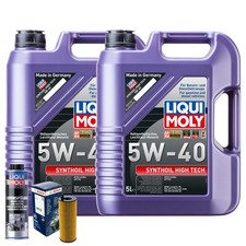 Motoröl 5W40 LIQUI MOLY Synthoil High Tech 10L+BOSCH Ölfilter +Spülung Motoröl 5W40 LIQUI MOLY Synthoil High Tech 10L+BOSCH Ölfilter +Spülung