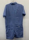 Eddie Bauer Women's Hemplify Short Sleeve Romper Blue Button Front NWT Size M — photo 2