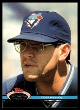 1991 Stadium Club Tom Henke Toronto Blue Jays #24