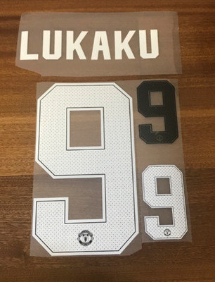Romelu Lukaku 2017-18 Player Size Nameset Name Number ID Print