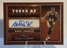 2025 Leaf Glory of the Game Magic Johnson 13/35 Tough As Leather Auto