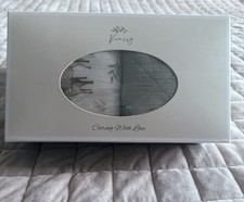 Konssy Waterproof Muslin Changing Pad Cover 2 Pack Woodland, Sage