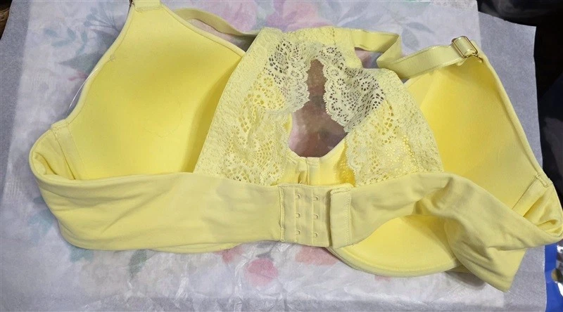 全新无标签 Soma 40D 拥抱签名花边全覆盖钢圈文胸 123973 — 第 2/4 张图片