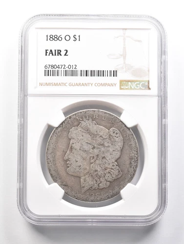 LOWBALL 1886-O Morgan Silver Dollar NGC Low Ball FR2 FR-2 Fair Pocket Piece *795