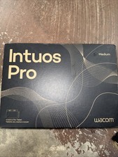 wacom intuos pro medium, black,, digital art tablet New Open Box