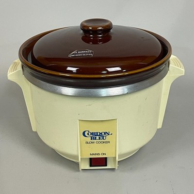 Vintage Cordon Bleu Keramik Auto Schongarer 3 Liter Topf 5250 Kitchenalia