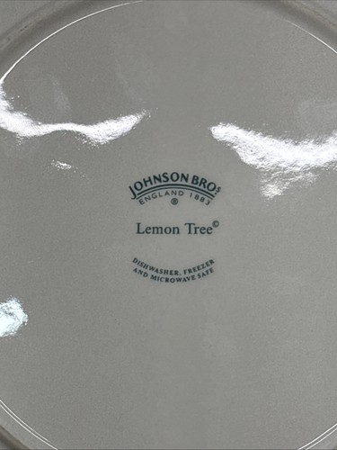 Johnson Brothers England Lemon Tree Dinner Plate 10-3/4” ~set of 4 - Picture 9 of 10