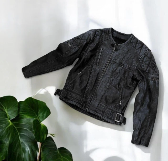 ARLEN NESS Genuine Leather Jacket, Size L Black [Used EXC] ship From JAPAN◎ image 1