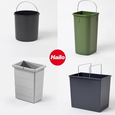 Hailo Abfalleimer Mülleimer 7-28 Liter für Abfallsystem Ersatzeimer Küche