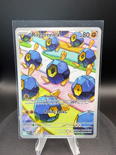 Pokémon TCG Sv: White Flare Pokémon TCG Roggenrola 127/086 NM