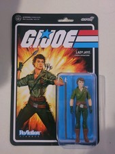 Super7 ReAction GI Joe Lady Jaye 3.75  Action Figure
