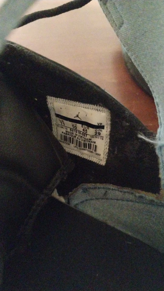 Размер 11 - Jordan Melo 1,5 черный синий серебристый - Изображение 3 из 4