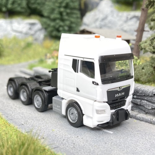 Camion MAN TGX GX Blanc-HO 1/87-HERPA 313513 | Condition: Neuf