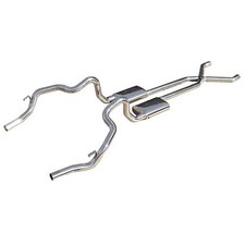 Pypes Sgf11s Exhaust System For 70-74 Camaro 2.5in Stainless X-pipe Kit