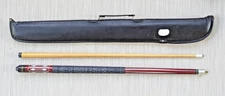 HALEX 1 Star 2 pc Pool Cue 18 oz 57" long with Vinyl Case