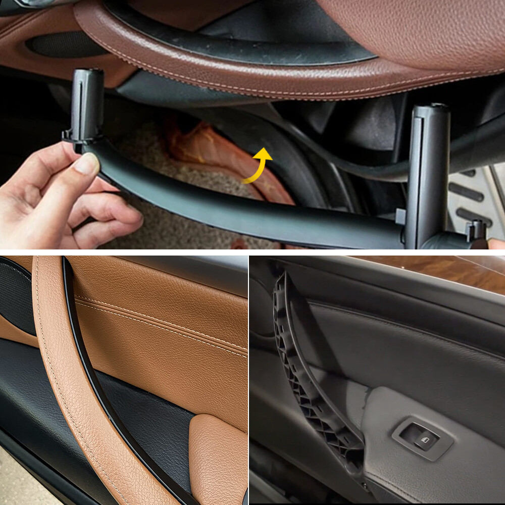 Maniglie Interne per BMW F15 X5 2013 2014 2015 2016 2017 2018/F16 X6 2014 2015 2016 2017 2018 2019 51417292243 51417292244 Interno della Porta Maniglia Trim Copertura Interna Portiera Maniglia (Color