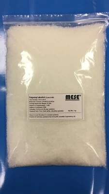 MESE Polyvinyl Alcohol (PVOH), Pure Solid Granules, Made in Germany, Packed in the UK