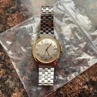 Men’s Vintage Timex Marlin Watch 35mm Gold Date England Dial Manual Wind Works
