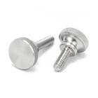 Stainless Steel Knurled Thumb Screws Hand Grip Knob Bolts M2 M2.5 M3 M4 M5 M6