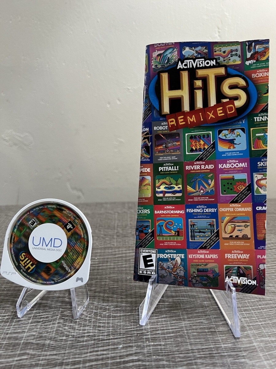 Activision Hits Remixed & Ridge Racer for PSP Manuals included