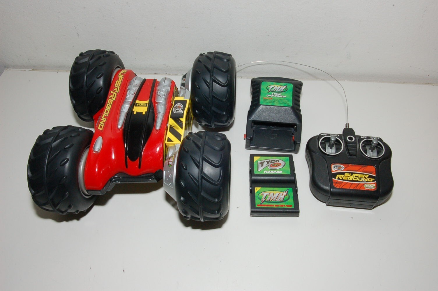 TYCO SUPER REBOUND RC 27 MHz - RED - GREAT CONDITION - WORKS!  (#3)