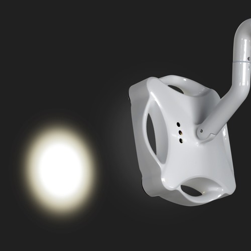 12W Dental LED Minor Floor Standing Surgical Lamp Operation Light Sensor Switch