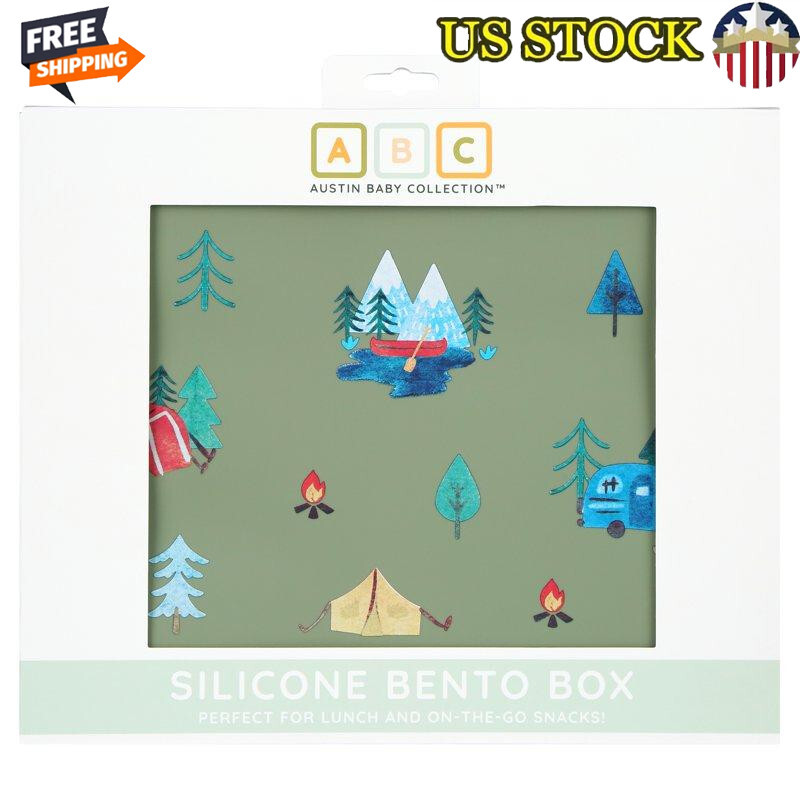 Eco-Friendly Insulated Kids Lunch Bag with Leak-Proof Compartments in Sage Green