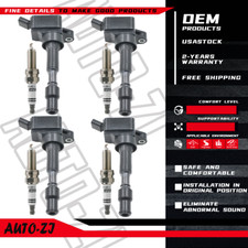 4X Ignition Coils + 4X Spark Plugs for 2017-2022 Kia Optima Forte5 2.0L L4 UF816