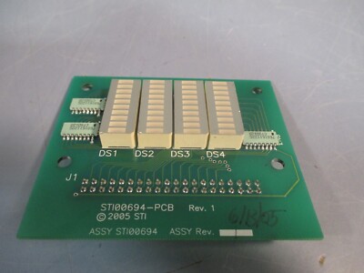 STI Assembly, Display Card STI00694-PCB Rev. 1