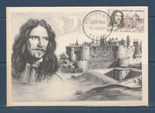 carte  1er jour  personnage  Turenne  08  Sedan     1960               b