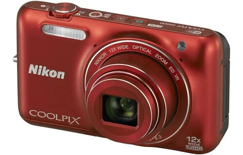 Nikon COOLPIX S6600 Red 元箱 Nikon COOLPIX S6600 16MP 12x Zoom Compact Digital Camera 180° flip