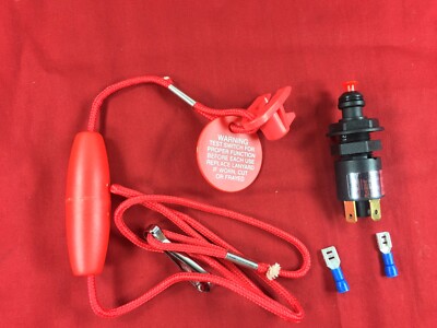 KILL SWITCH IGNITION BOAT PWC MARINE EMERGENCY CUT OFF WHITECAP WC-S-7081