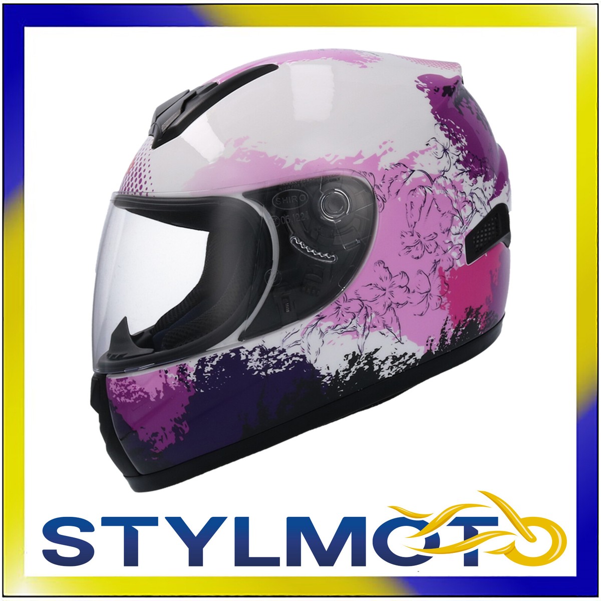 CASCO HELMET MOTO SCOOTER SHIRO INTEGRALE BAMBINO BIMBO KID SH 829