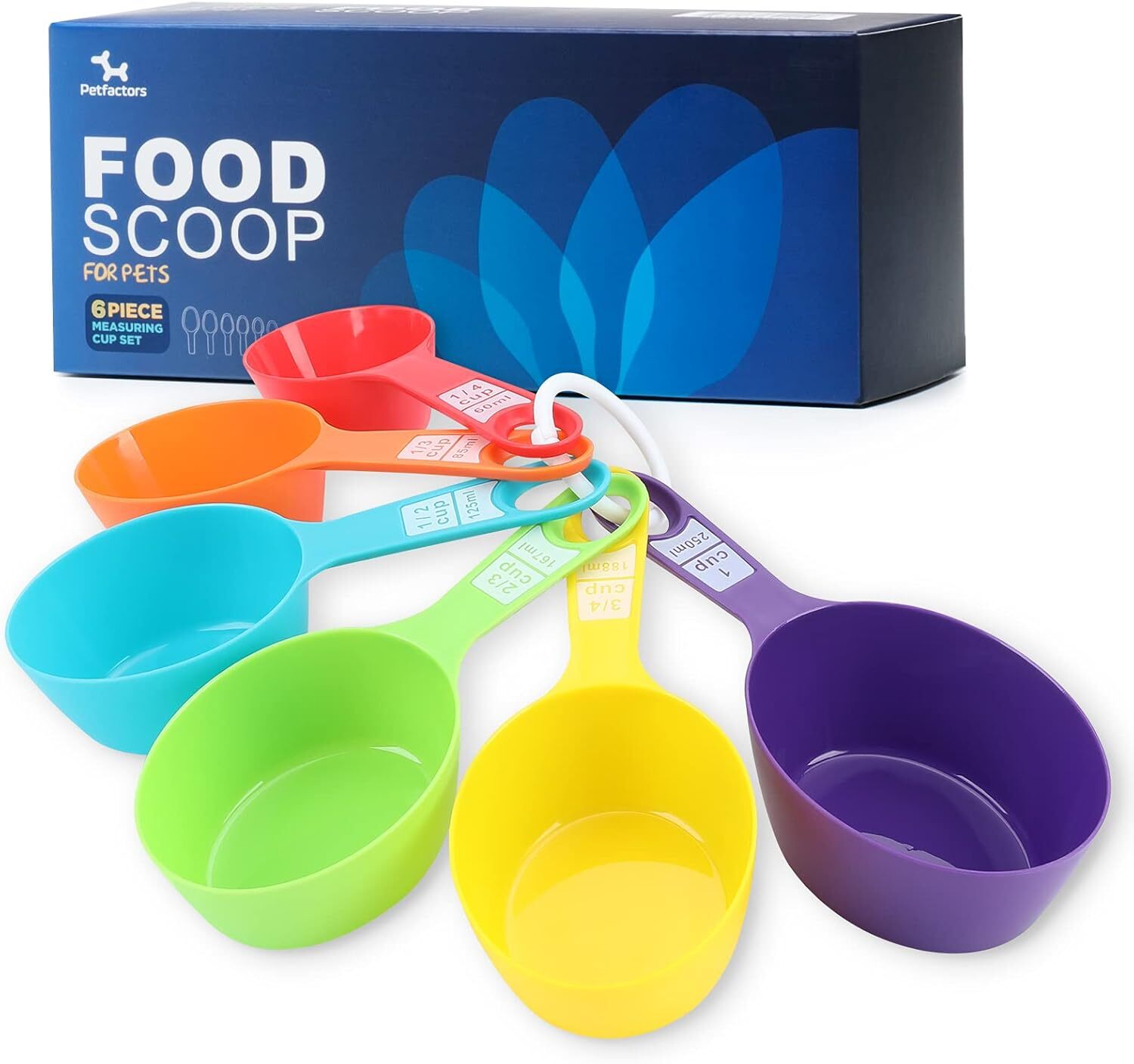 Scoop Plastic Measuring Cups For Dog Cat Bird Food