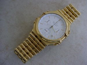 Rare-Jean-Lassale-Thalassa-18K-Gold-Chronograph-159-Grams