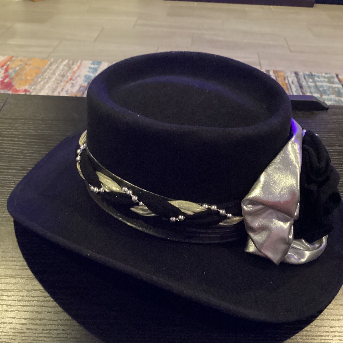 Camelia Hat Calidad Prestigio Womans Made In Mexico Black  display picture 1